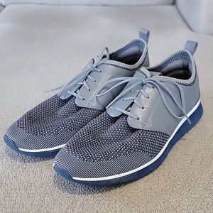 Cole Haan Grand Motion OS Knit Gray Blue Sneakers Shoes - Size 11.5M